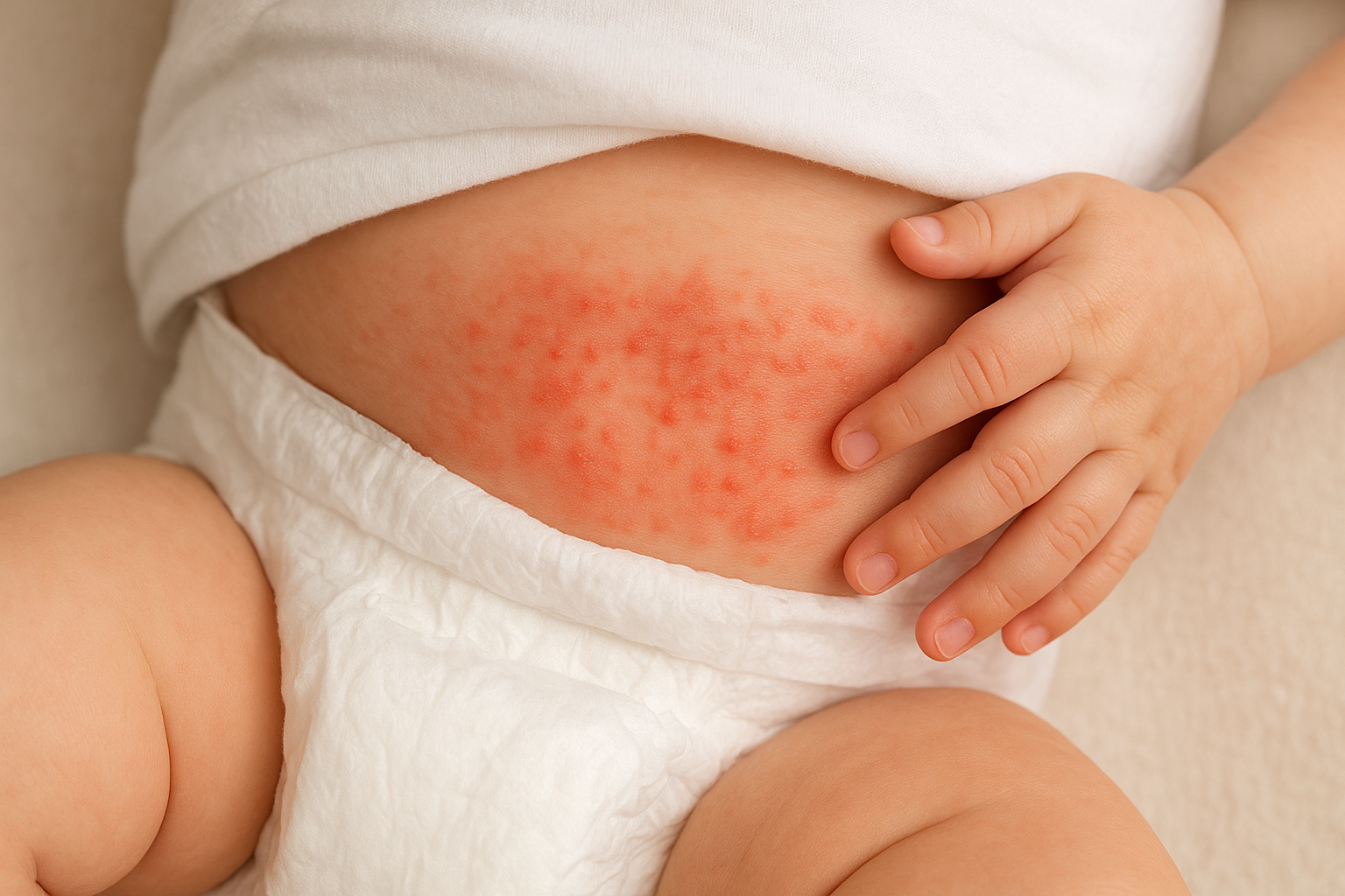 طفح الجلد بمنطقة الحفاظ | Nappy Rash