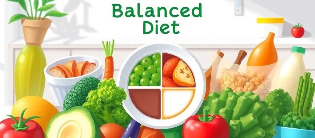 تناول نظام غذائي متوازن | Eating a balanced diet