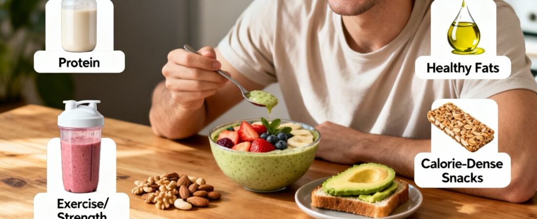 طرق صحية لزيادة الوزن