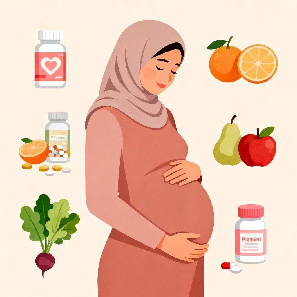 الفيتامينات والمكملات المعدنية أثناء الحمل  | Vitamins, supplements and nutrition in pregnancy